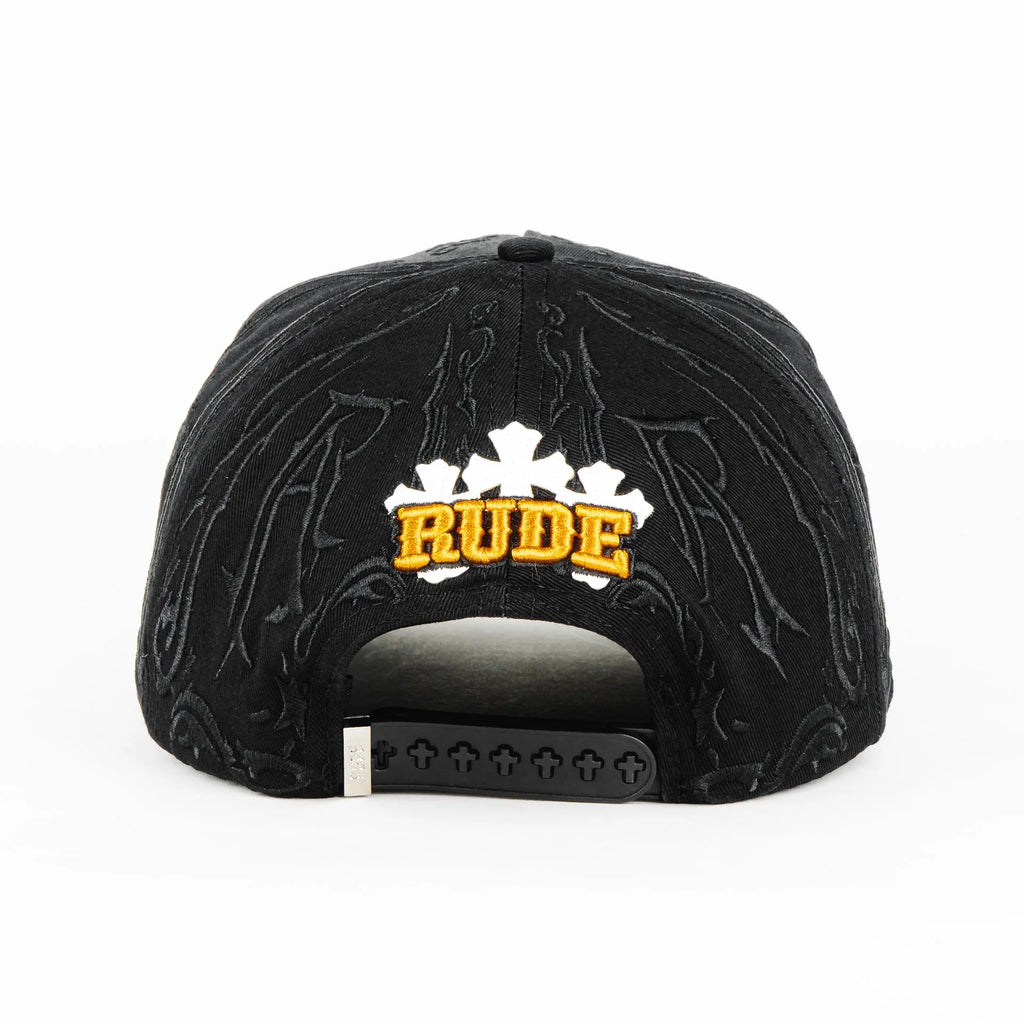 Gorra Rude Awakening RUDE HOUSTONX PORFA BLK | Snapback Visera Curva