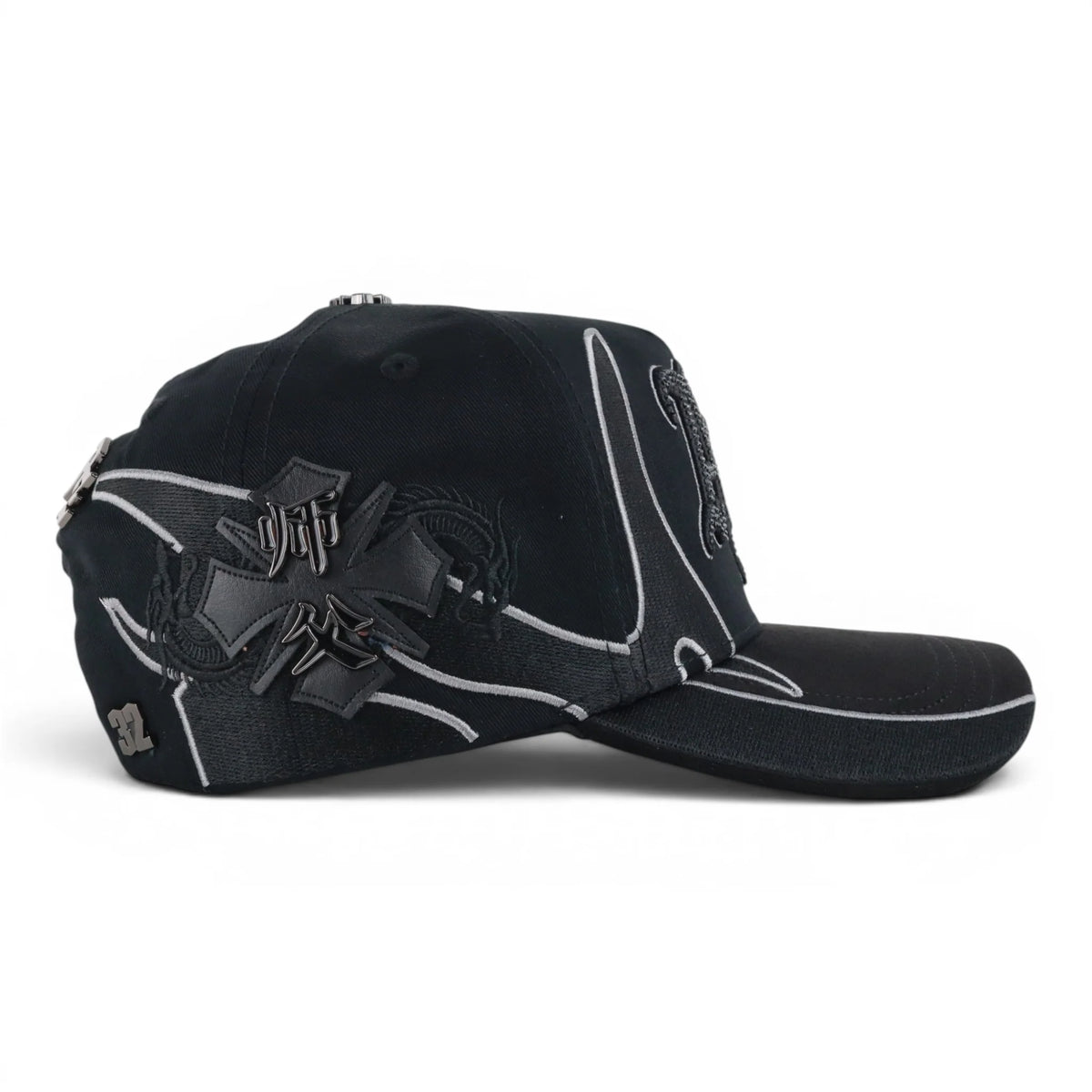 GORRA BAEZ AB'Z TOTAL BLACK