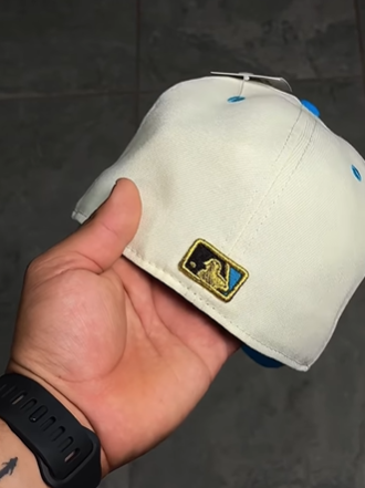 Gorra Los Angeles LA 59FIFTY Bicolor Beige Azul
