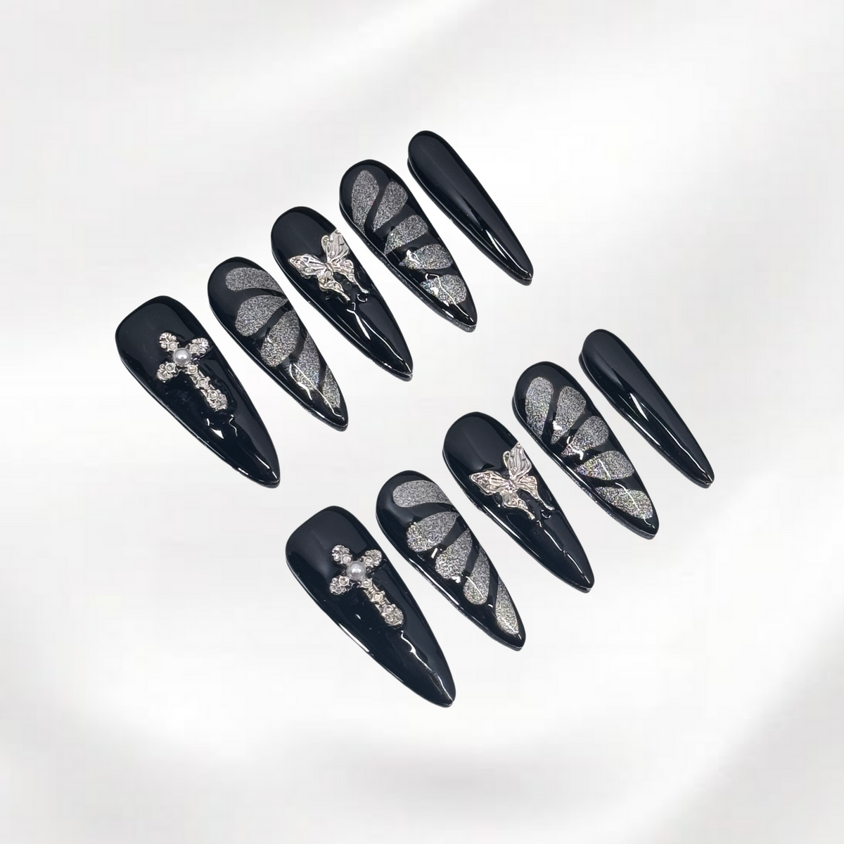 Gothic Butterfly Tips(A0061)