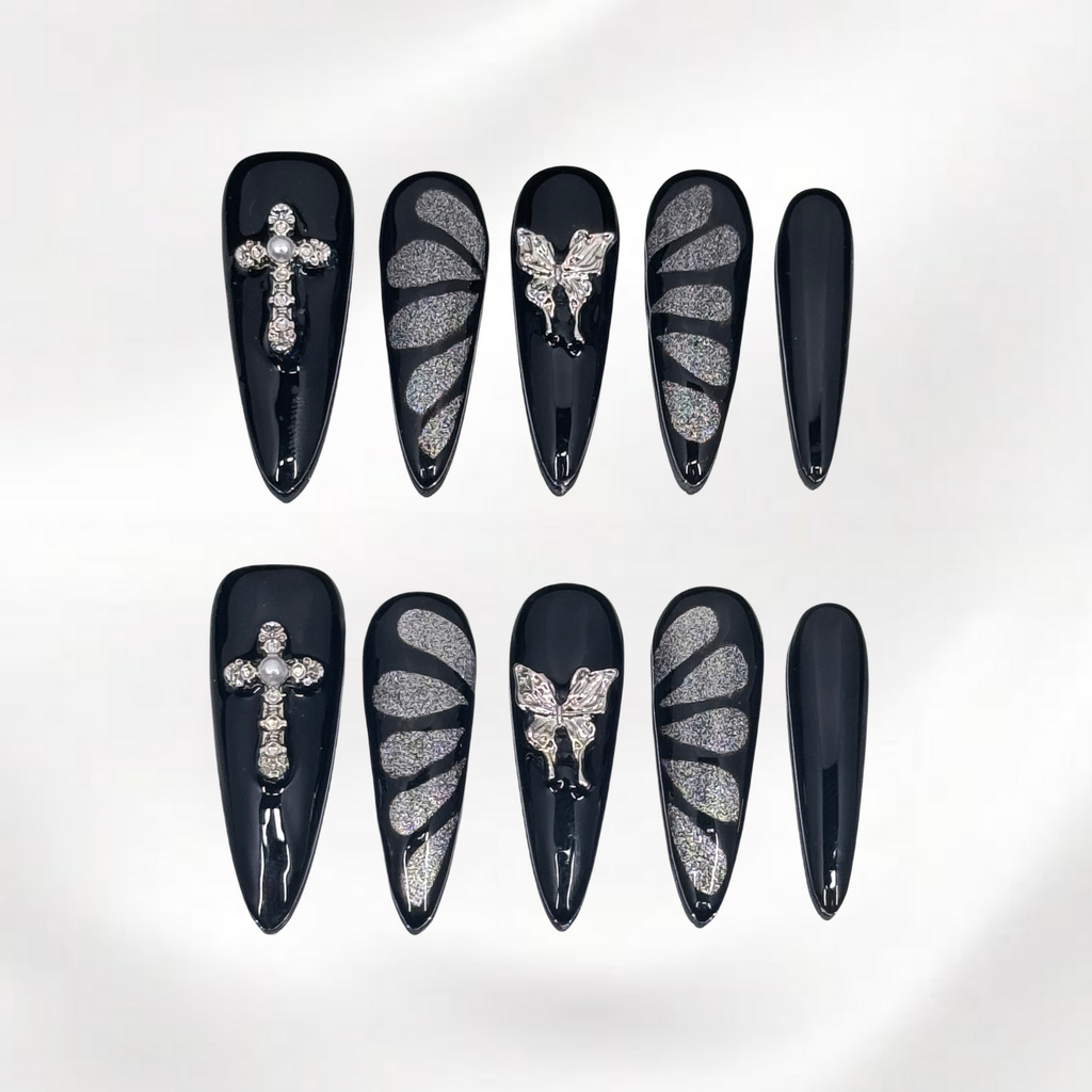 Gothic Butterfly Tips(A0061)