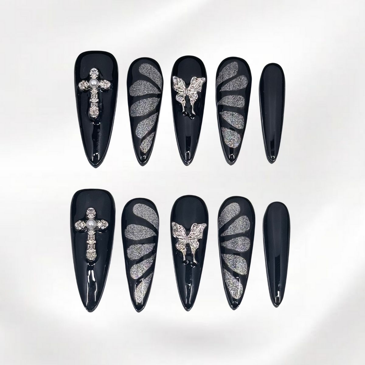 Gothic Butterfly Tips(A0061)
