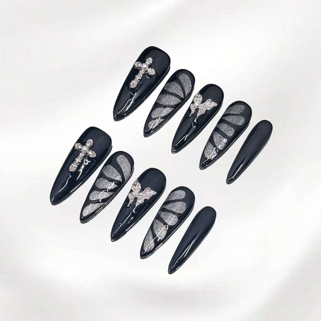 Gothic Butterfly Tips(A0061)