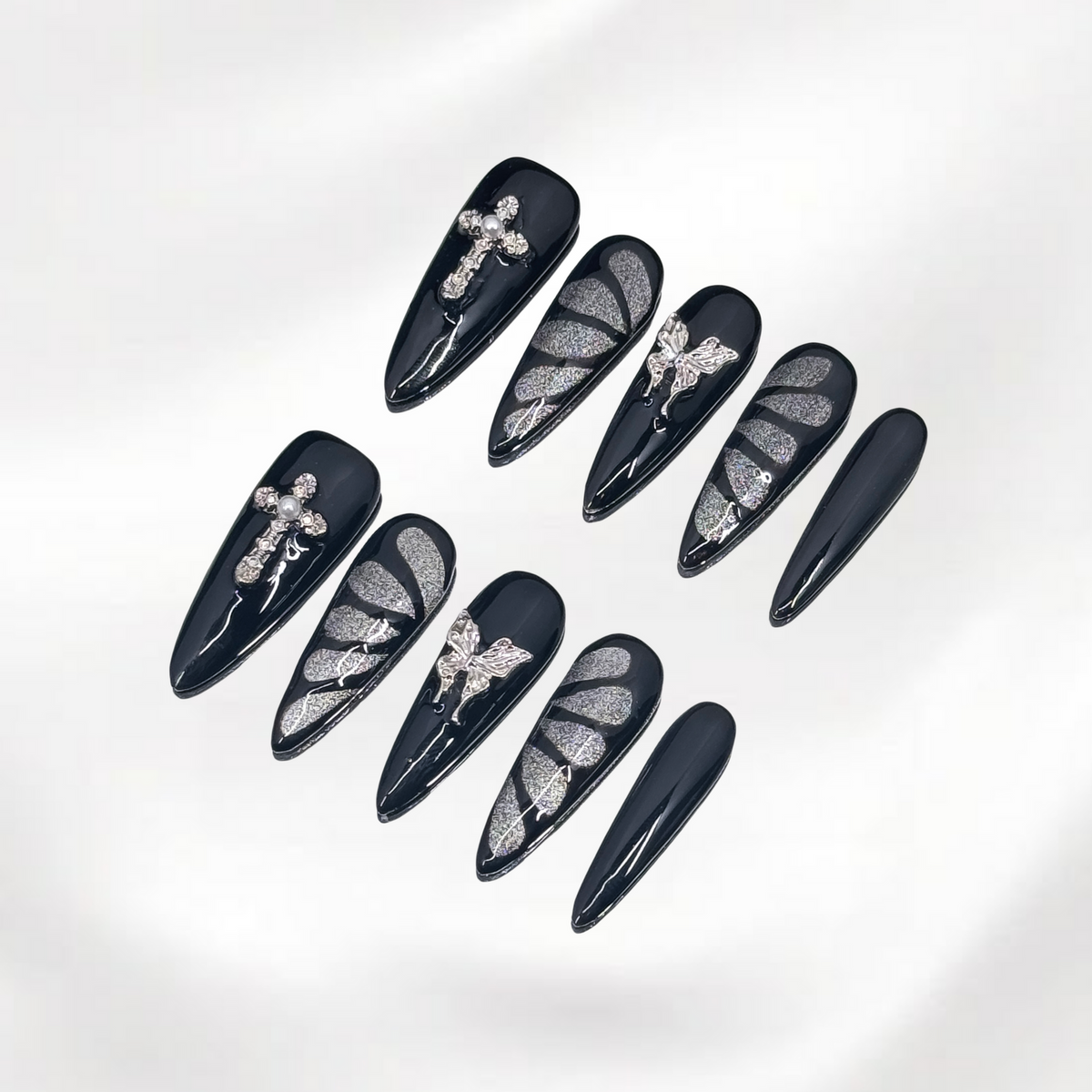 Gothic Butterfly Tips(A0061)