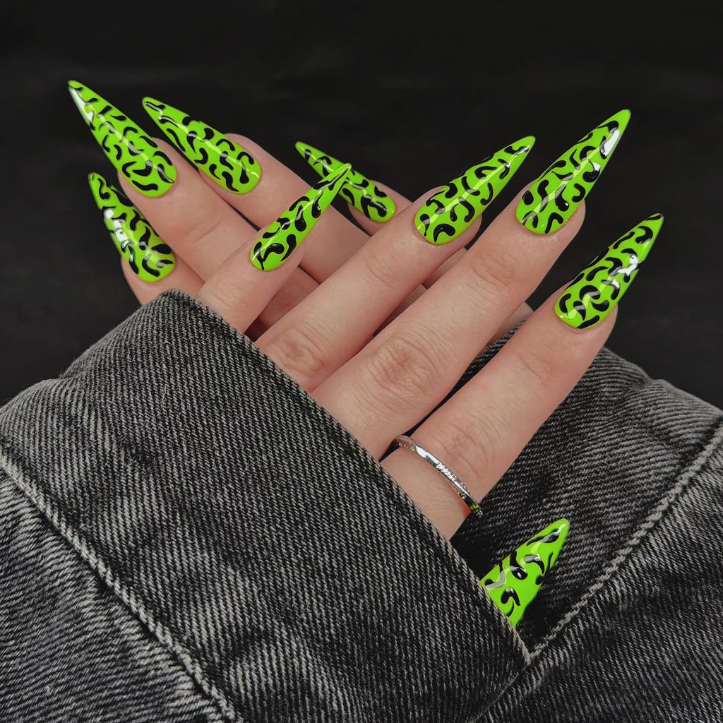 Electric Leopard Tips(A0045)